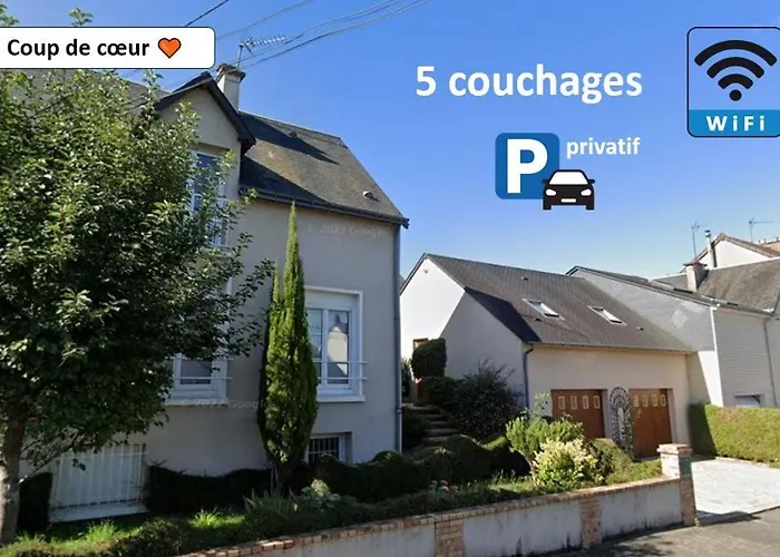 Apartamento L'arbre De Vy - T2 42m2 Independant, 5 Pers, Garage, Proche Gare Le Mans