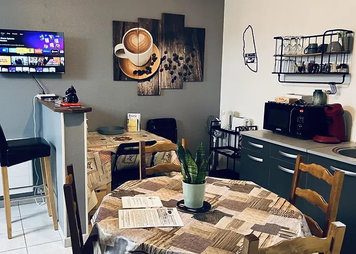 L'arbre De Vy - T2 42m2 Indépendant, 5 Pers, Garage, Proche Gare * Le Mans